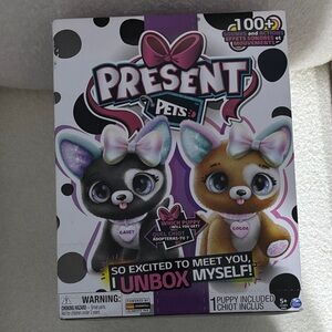 Interactive Plush Toy- Present Pet